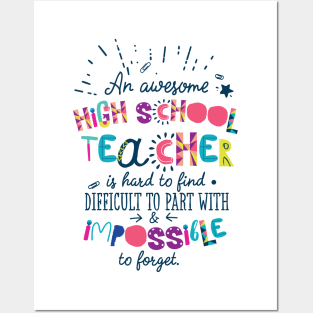 An Awesome High School Teacher Gift Idea - Impossible to forget Posters and Art